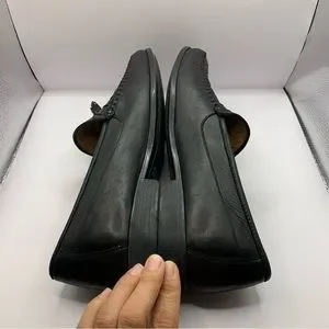 Johnston & Murphy Black sheepskin Leather Woven Tassel Loafer Shoes Men\'s 11.5M Johnston & Murphy | Shoes | Johnston Murphy Black Sheepskin  main image 2